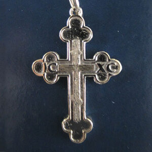 Simple Orthodox Cross, Pure Silver